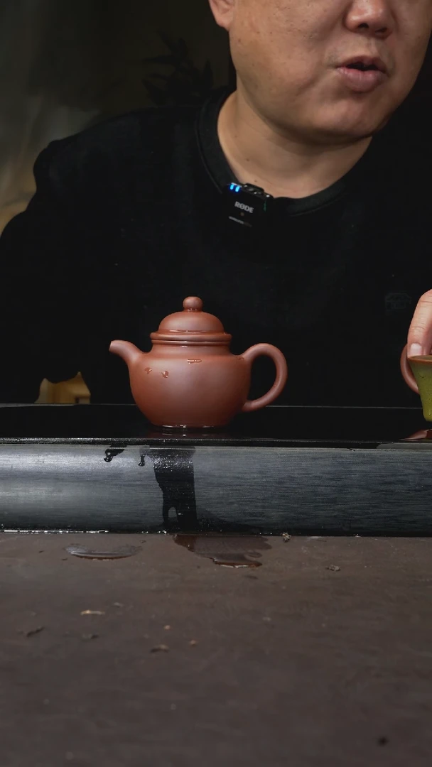 【闪购商品】紫砂茶壶清水泥 掇球140cc 022