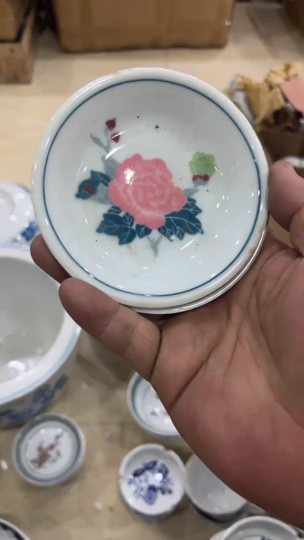 帅*10尺码4个湖南醴陵釉下五彩陶瓷