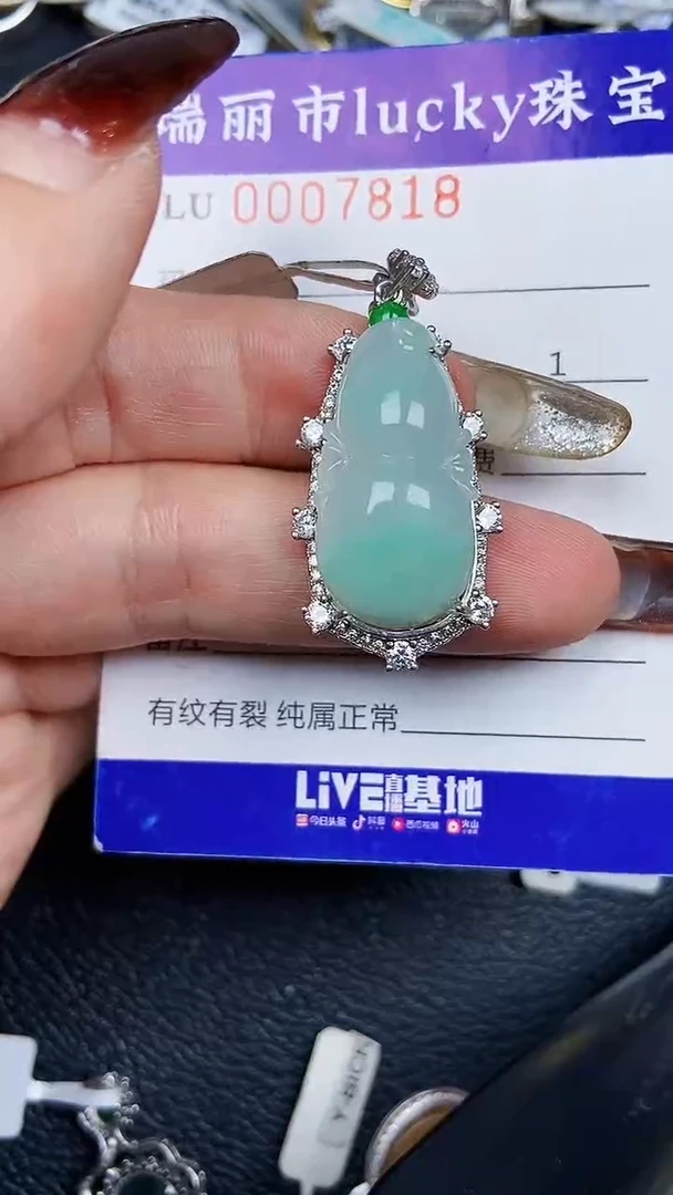 颈饰未镶嵌翡翠7818