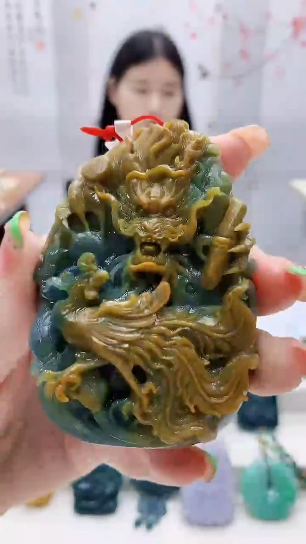 未镶嵌定制翡翠4812ry-毛货挂件30