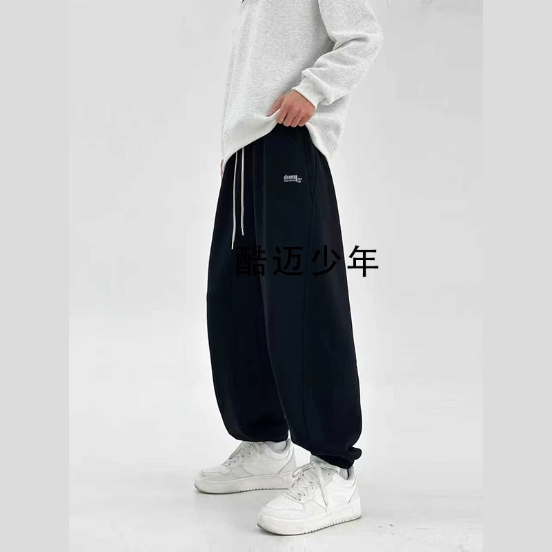 男童青少年冬款加绒字母MY印花休闲卫裤 8806 （150-190）