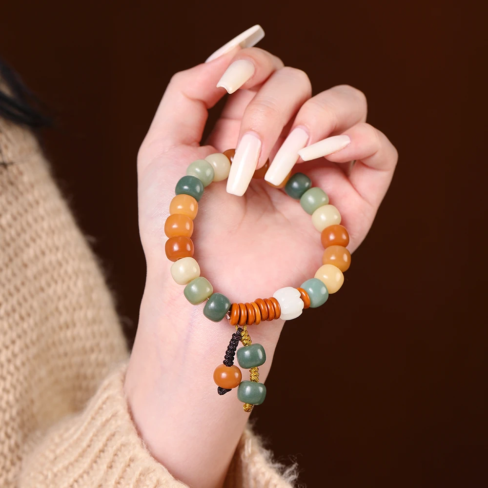 珠珠文玩菩提多宝单圈手串