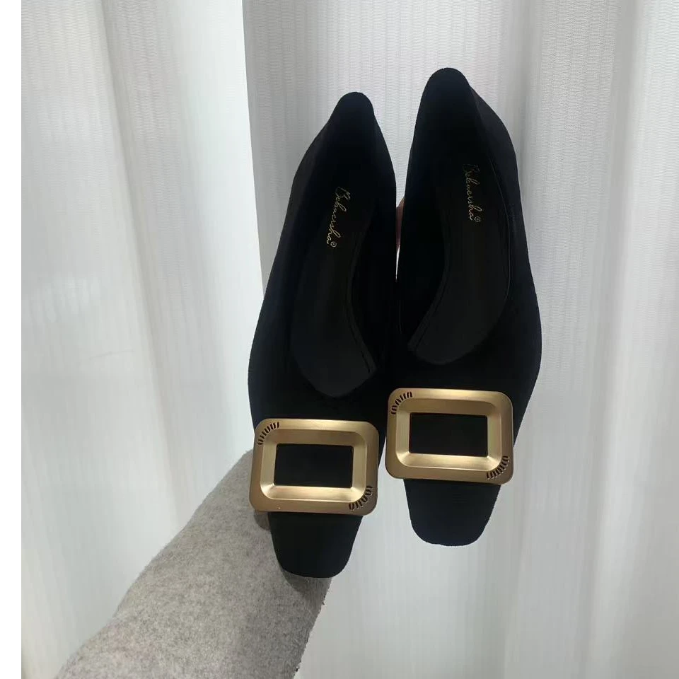 李园家2号店-666-9气质百搭方口小小跟鞋