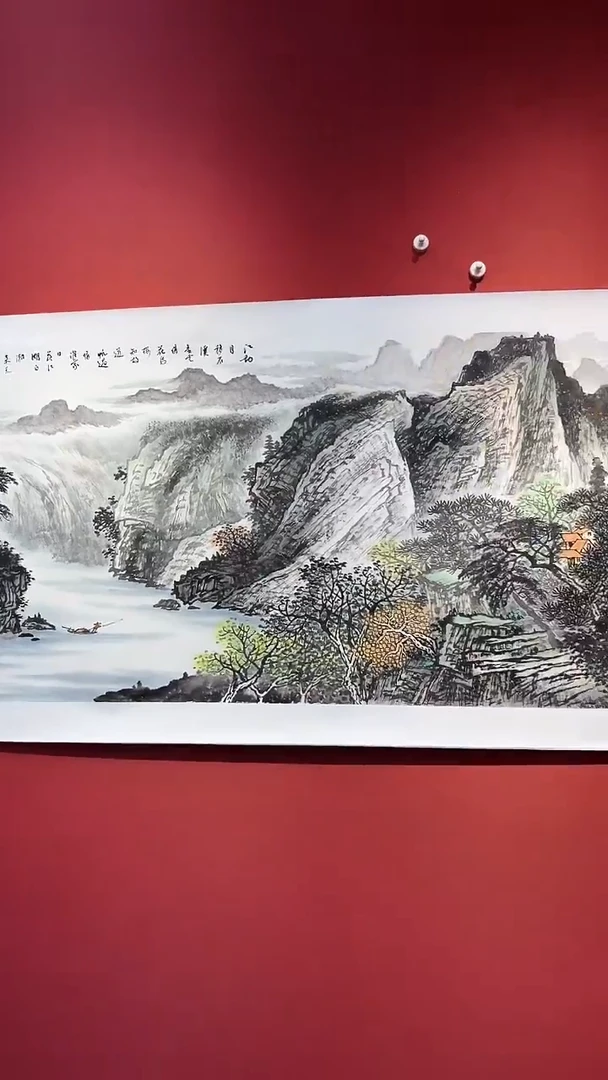 国画李春现/山水小六尺