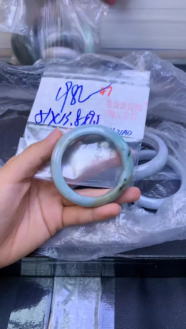 未镶嵌定制翡翠47毛货需精细抛光+多样性发1件+198元