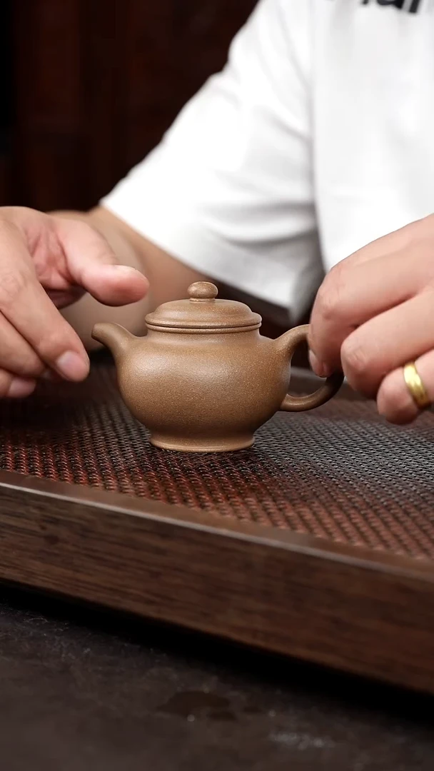 茶壶紫砂芝麻绿掇只