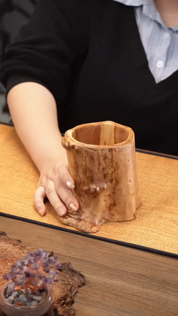 6号云小屋大叶黄杨笔筒