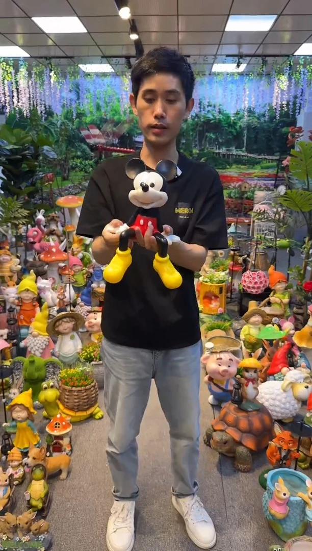 无花朵花园庭院摆件&00&