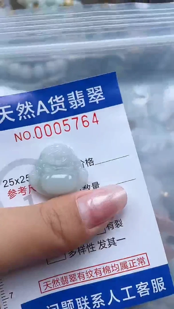 翡翠未镶嵌吊坠(不含链)1