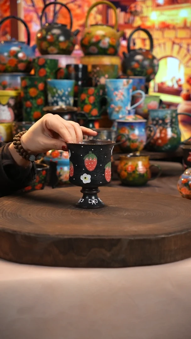 油画   釉下彩   杯子