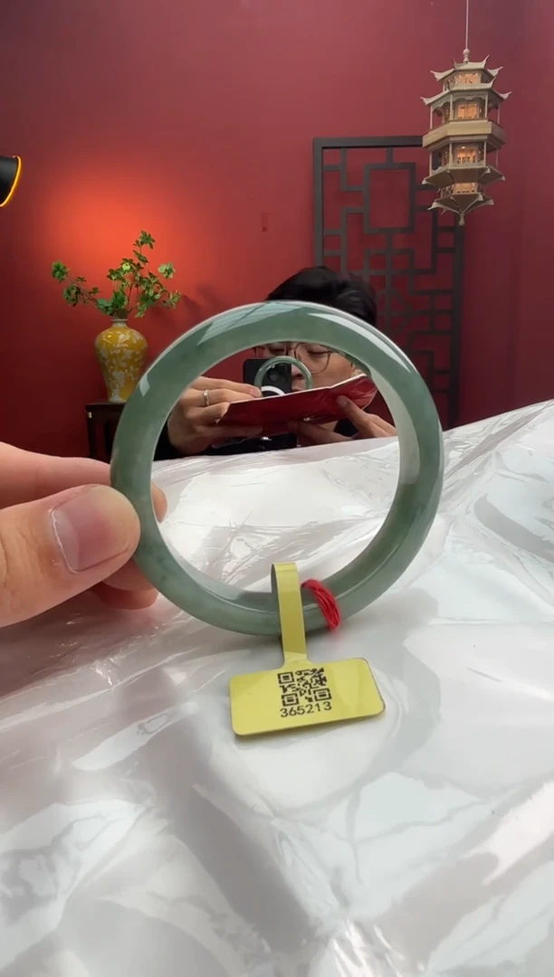 未镶嵌手镯翡翠月***半翡翠手镯