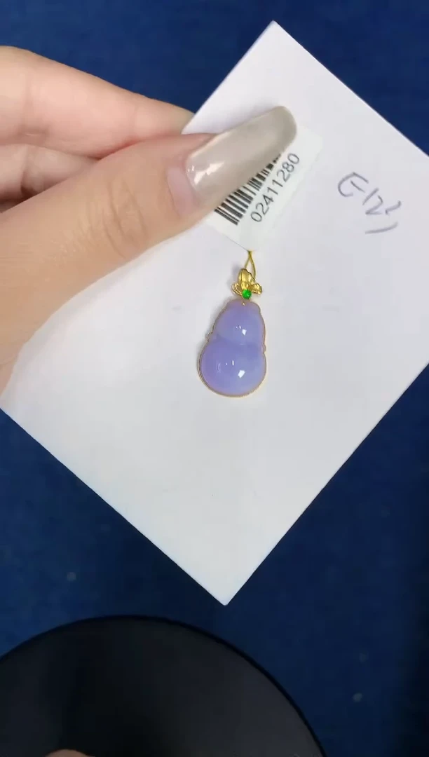 【闪购商品】翡翠颈饰18K金镶嵌0000000000