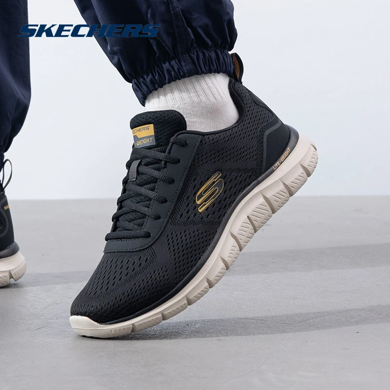 斯凯奇男鞋新款低帮运动鞋男士健步鞋轻便透气休闲鞋徒步旅游鞋子