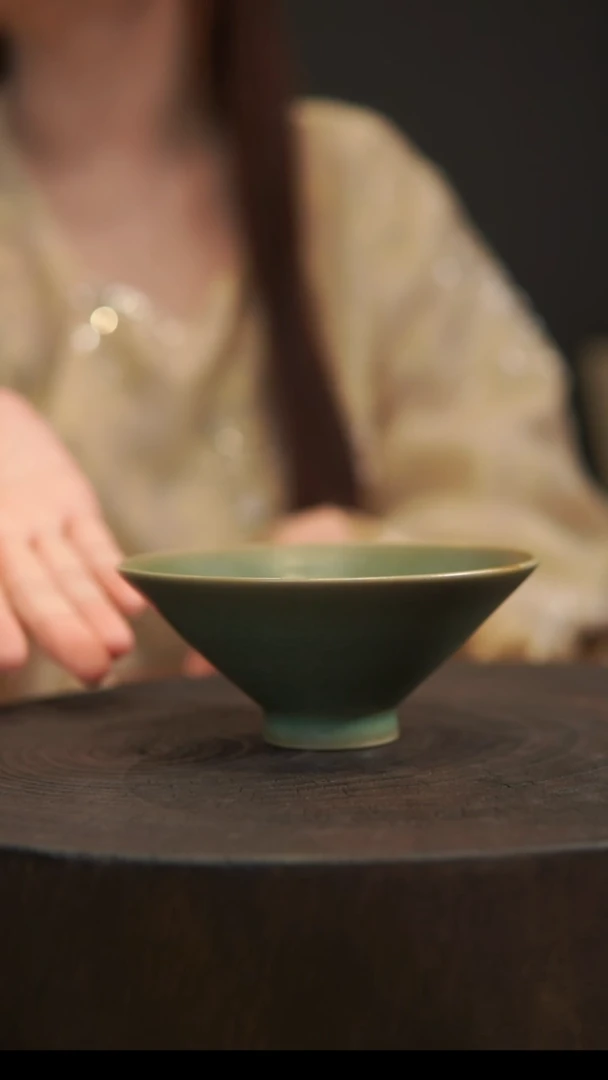 杯子汤****?斗笠杯 汝州原产地  原矿老釉