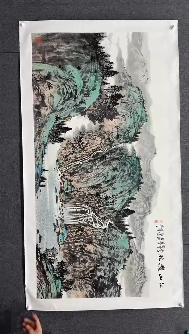 国画炳山艺术--潘如华老师作品