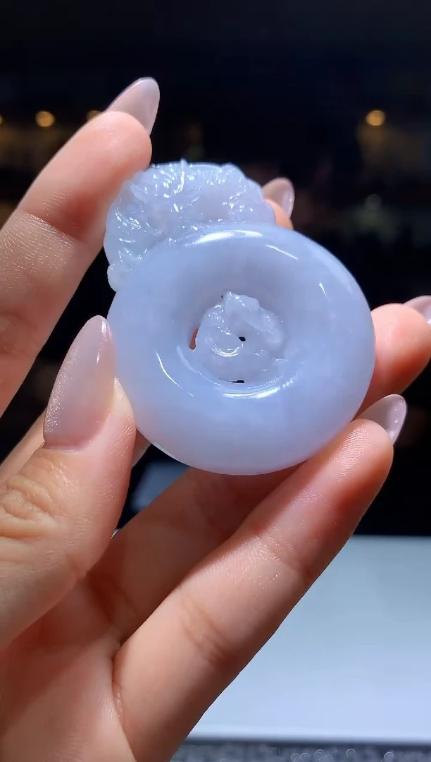 定制翡翠未镶嵌1087hm-毛货挂件81