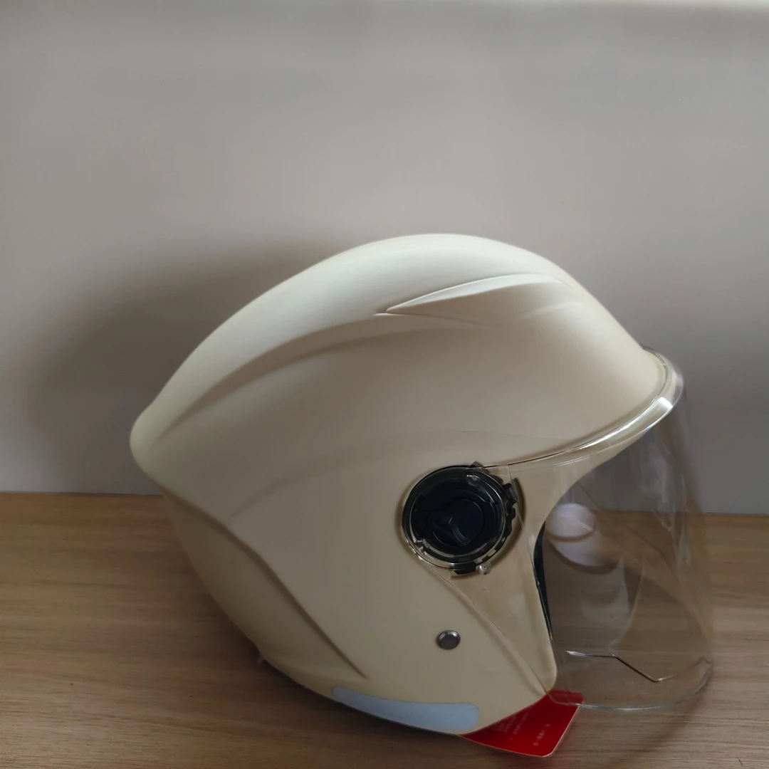 冬季瑕疵原色201单镜片瑕疵电动车头盔