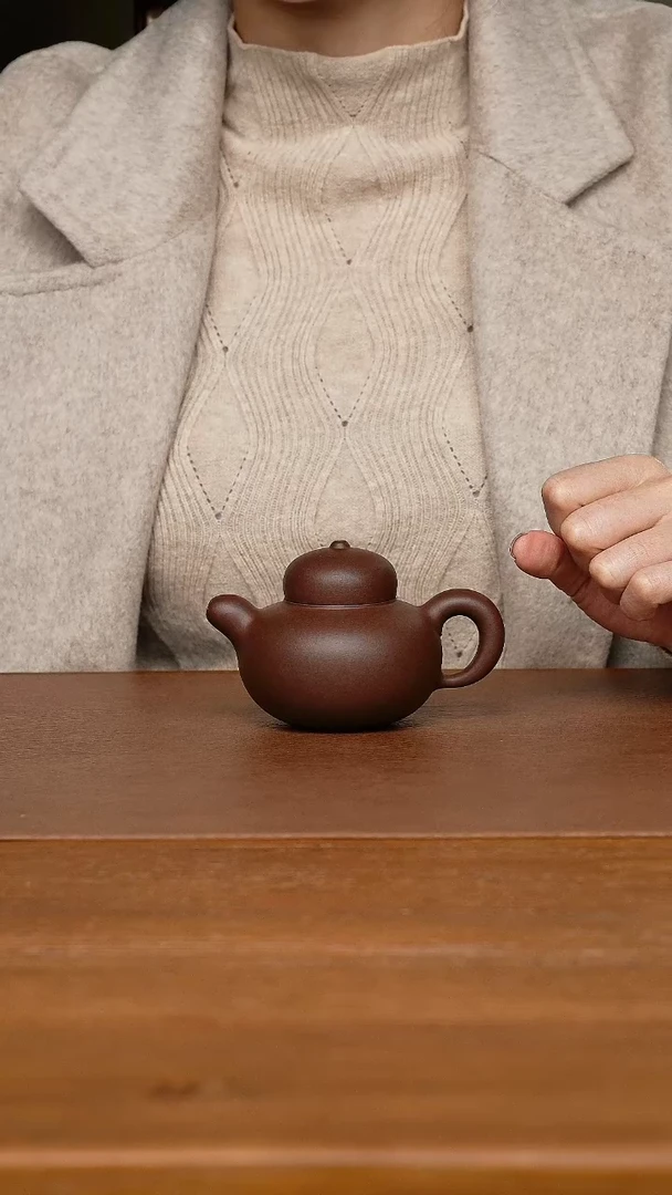 【闪购商品】紫砂茶壶林瑶老师  道洪  紫泥 160cc