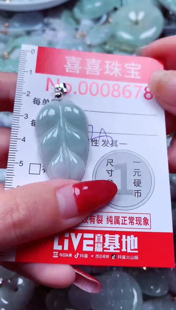 吊坠(不含链)未镶嵌翡翠8678