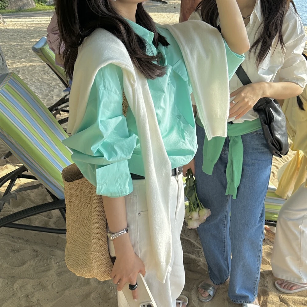 【上衣合集01-99】韩系小个子春夏新款设计感百搭上衣女