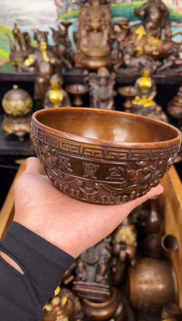 鹏哥雅集铜器 甄选摆件