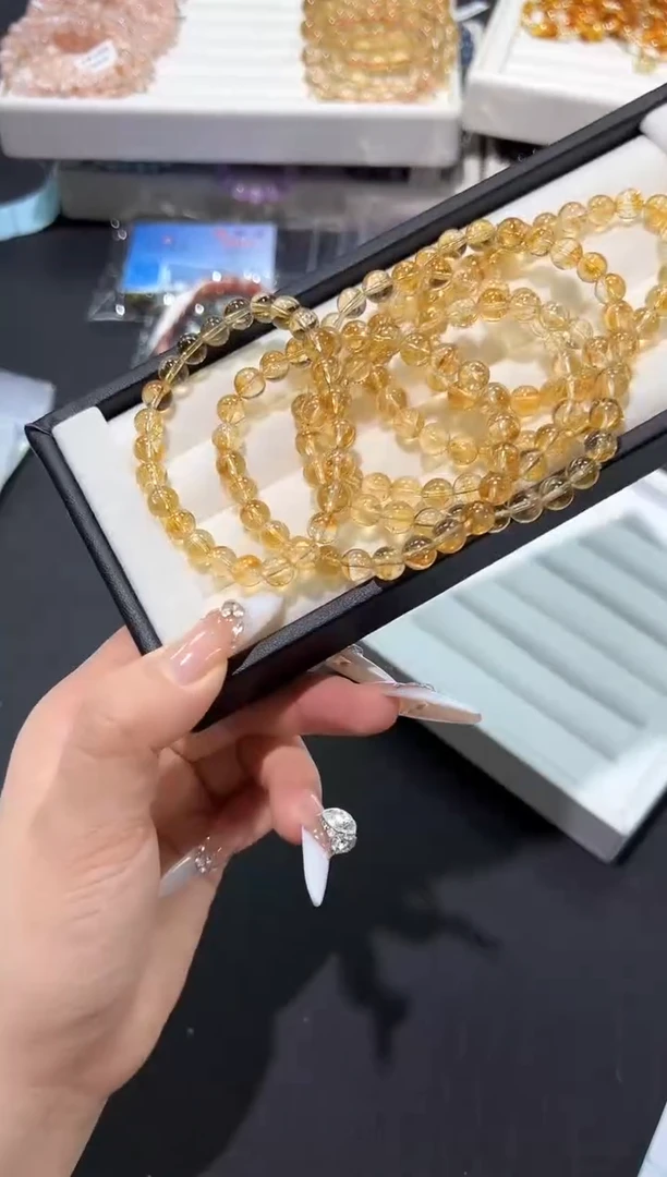 水晶手链未镶嵌15g多样性发其一【1条】默认微瑕