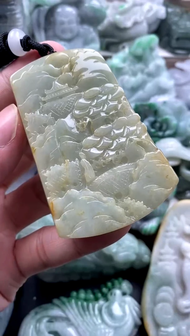 吊坠(不含链)未镶嵌翡翠1