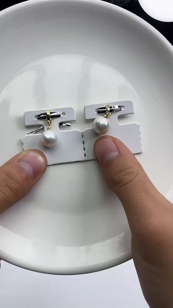 未镶嵌吊坠淡水珍珠白色系吊坠