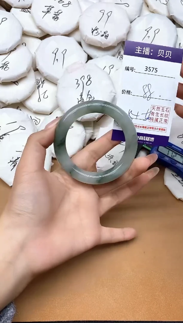未镶嵌手镯石英质玉3575