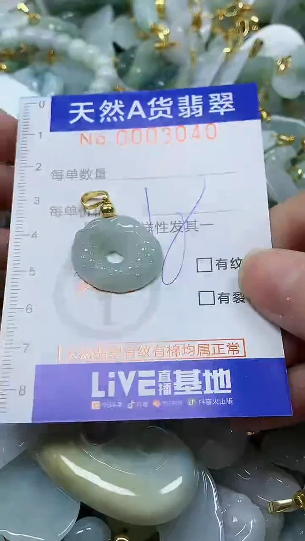 颈饰未镶嵌翡翠纯天然a货翡翠