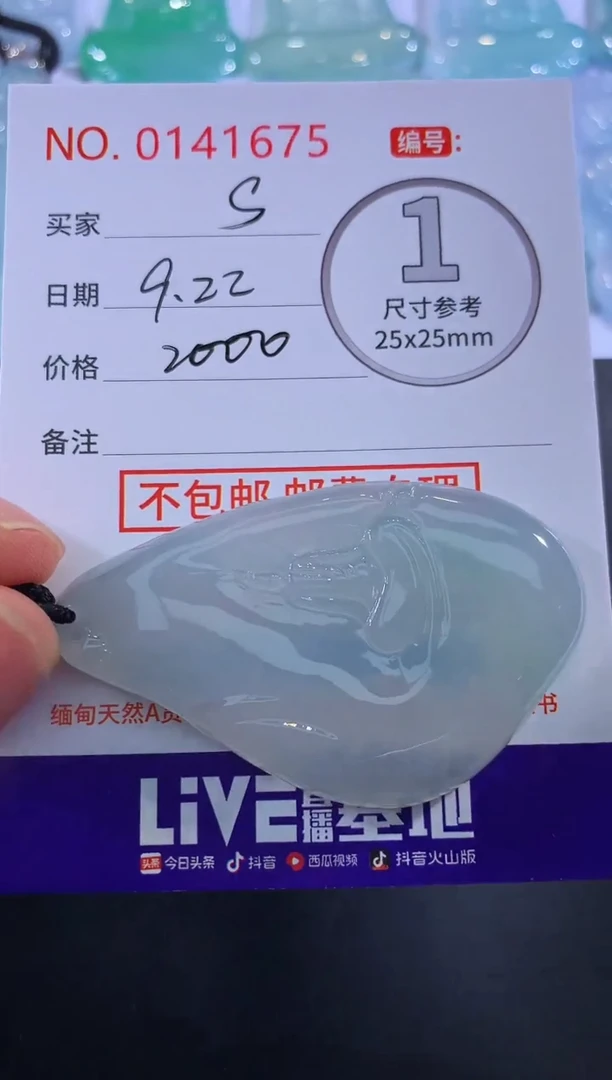 颈饰未镶嵌翡翠S***t！