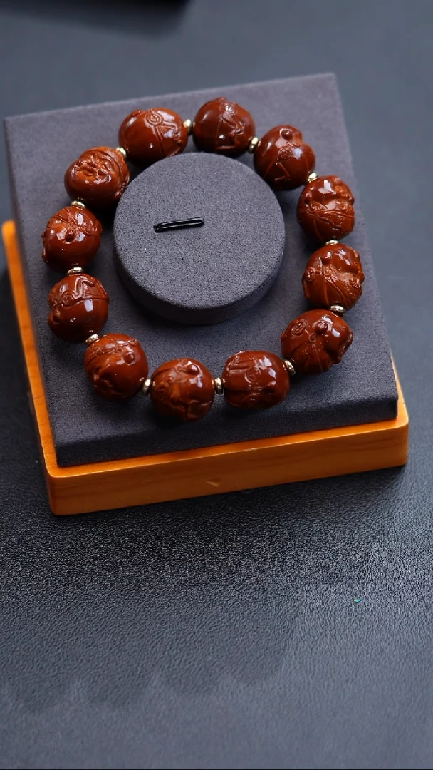 手串橄榄核地主财神18