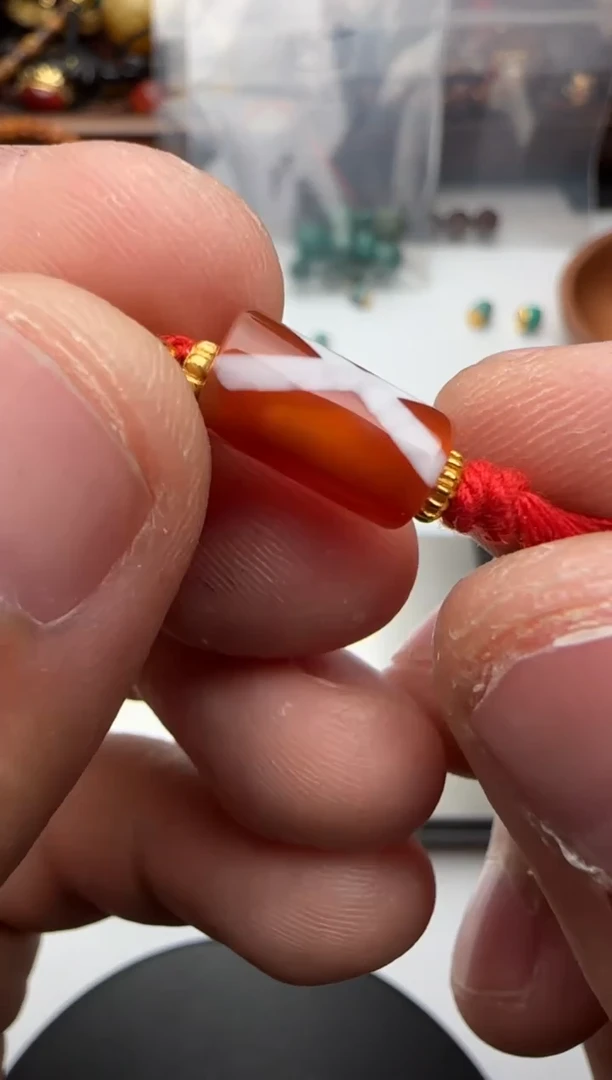 手饰玛瑙18K金镶嵌配饰321564