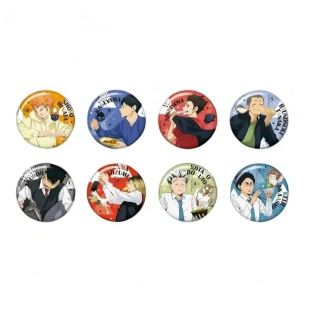 【狗熊岭】排球少年 新吉祥物系列柄吧唧 全8款 日谷现货 默认代拆