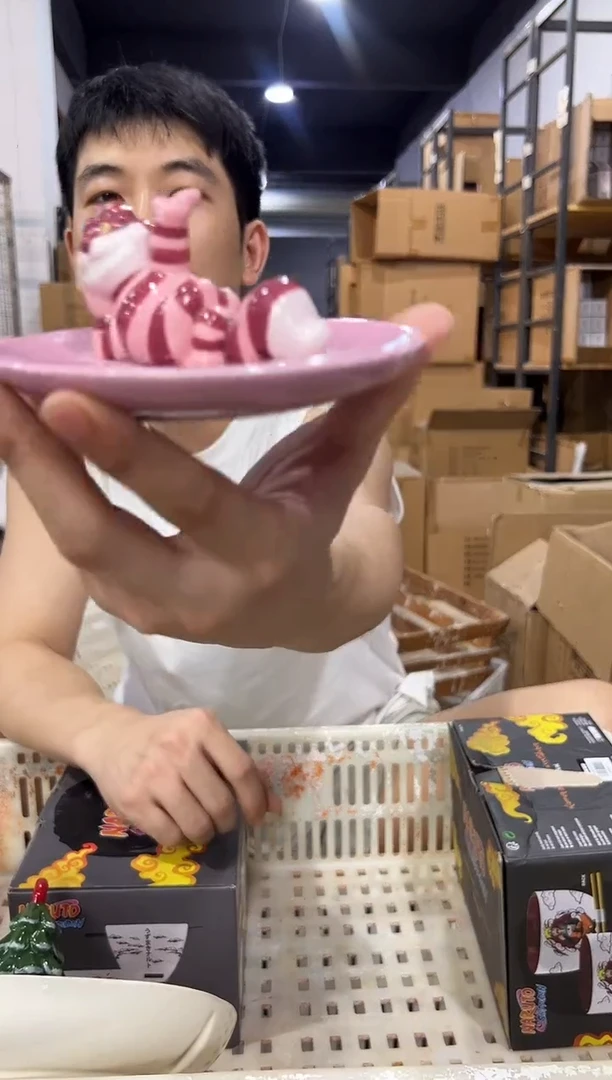瓷片柴郡猫首饰盘