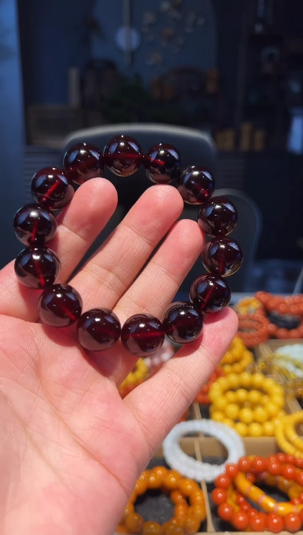 手串琥珀未镶嵌16+