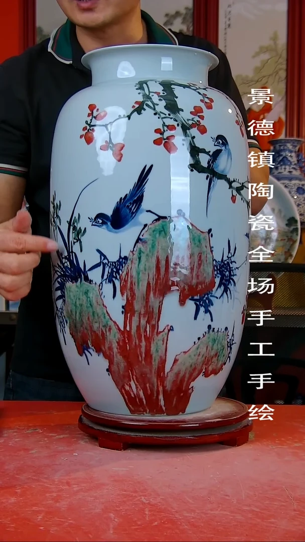 摆件手景德镇陶瓷 全场手工绘14