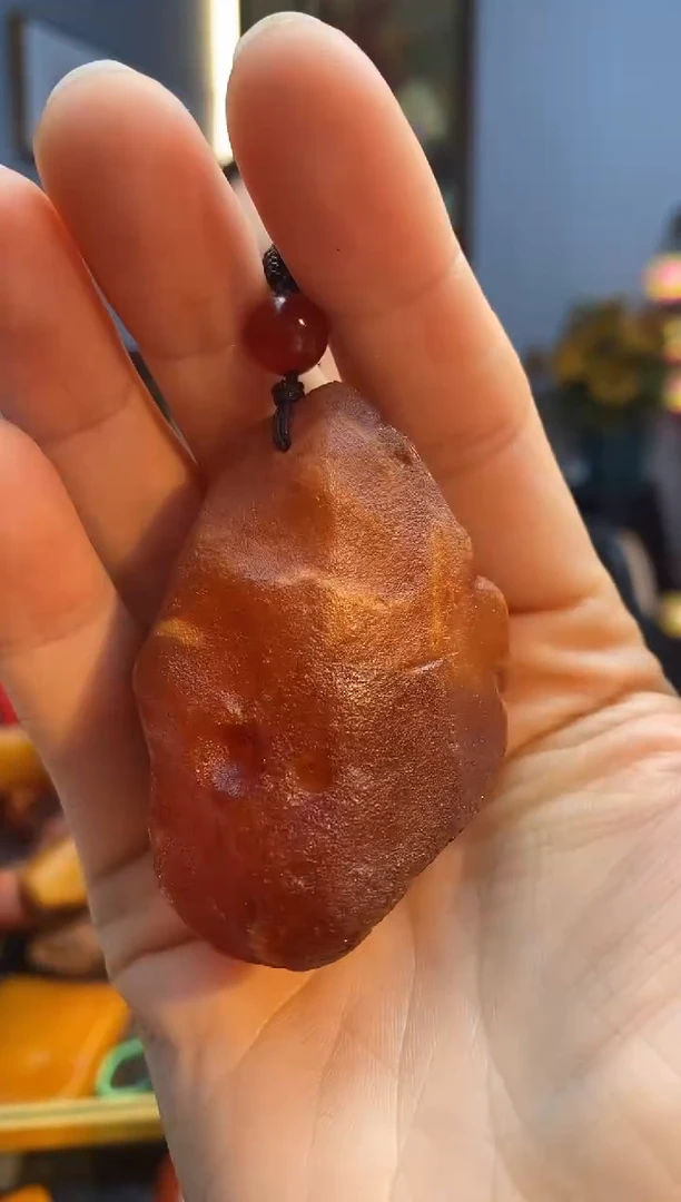 琥珀颈饰未镶嵌吊坠