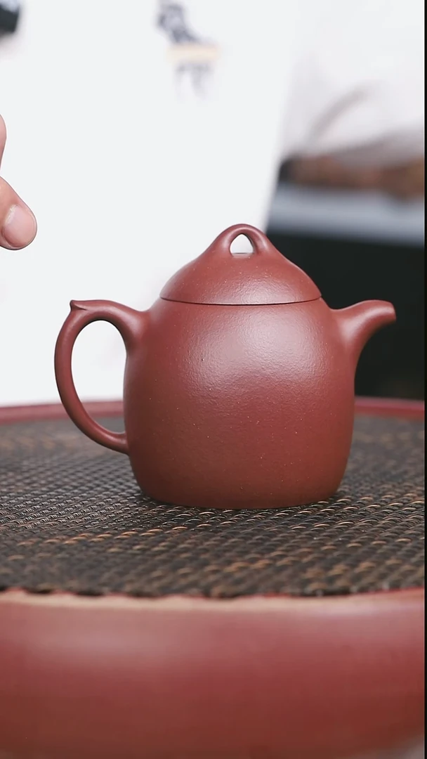 茶壶紫砂6号平台底槽清秦权230CC微瑕