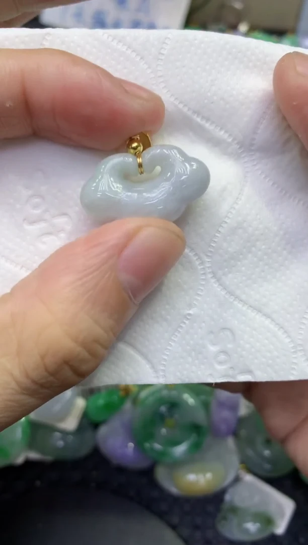 颈饰未镶嵌翡翠天然缅甸A货翡翠