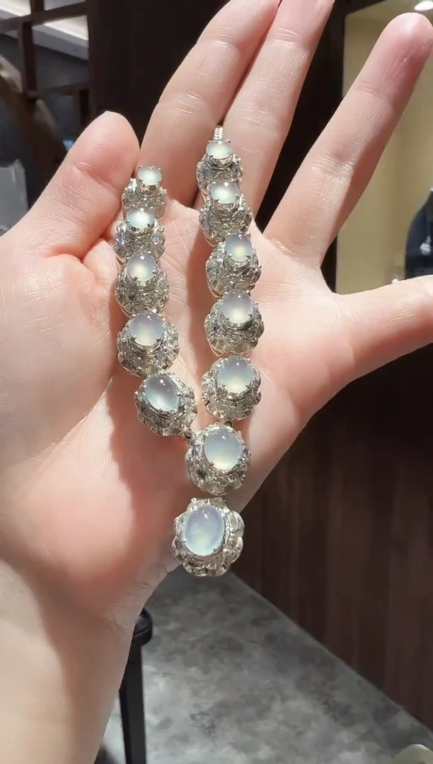 【闪购商品】翡翠裸石未镶嵌46】翡翠裸石，有棉