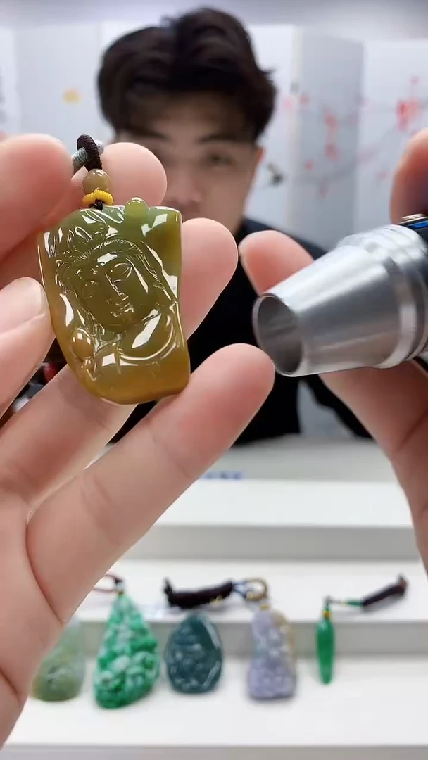 定制翡翠未镶嵌5145bb-毛货挂件8