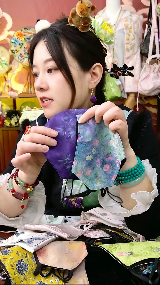 纯铜合金琉璃非遗口罩