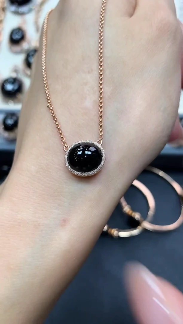 【闪购商品】翡翠颈饰18K金镶嵌q10多样性一件发货