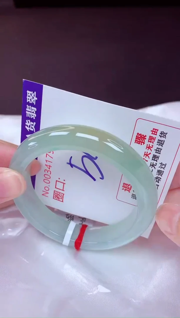 未镶嵌手镯翡翠54（48小时鉴赏期 ）