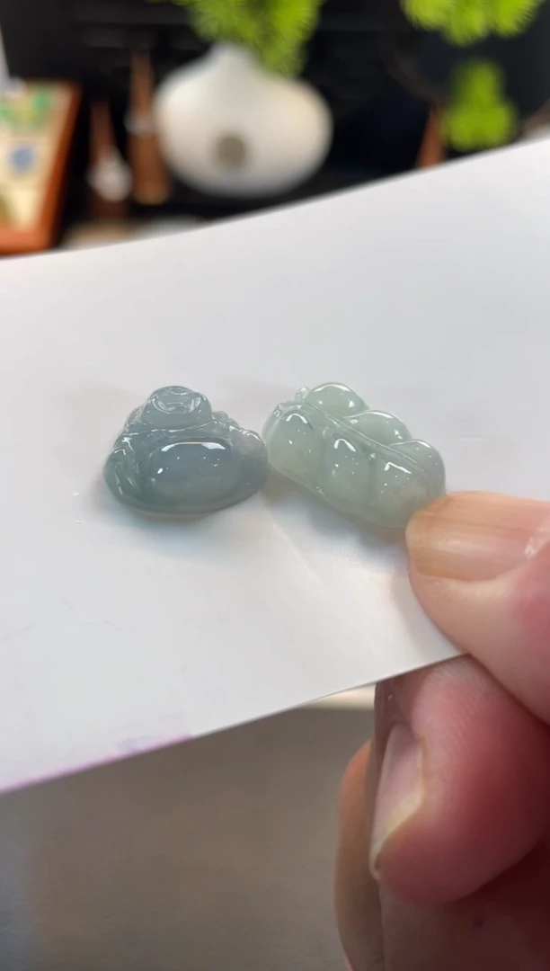 颈饰未镶嵌翡翠16号链接 有纹裂