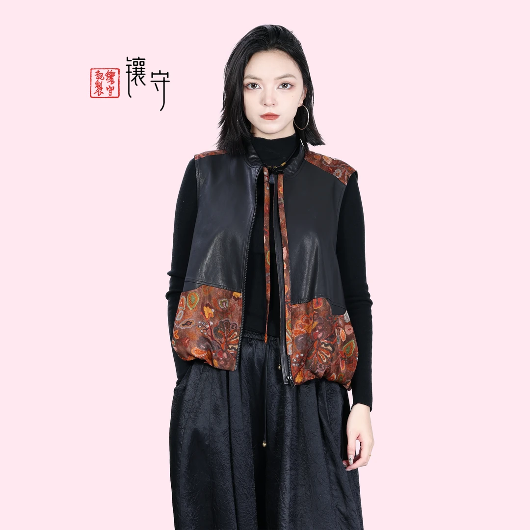 【镶守·心动】新中式洋气时尚中国风洋气休闲轻奢高级马甲G6022