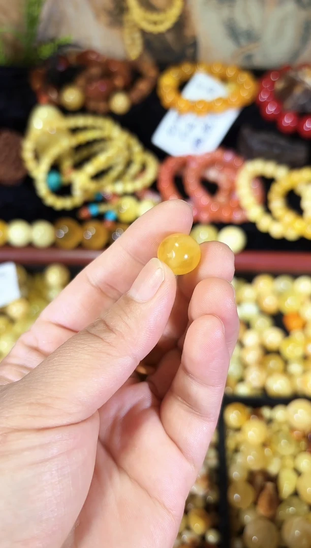 裸石蜜蜡未镶嵌蜜蜡纯天然飘花无镶嵌