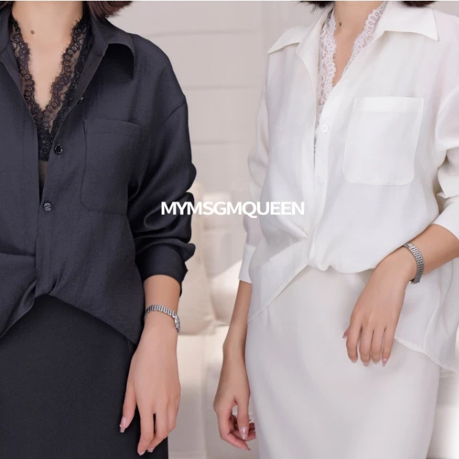 [蕾愫+似玉两件套]别致打结高级感套装