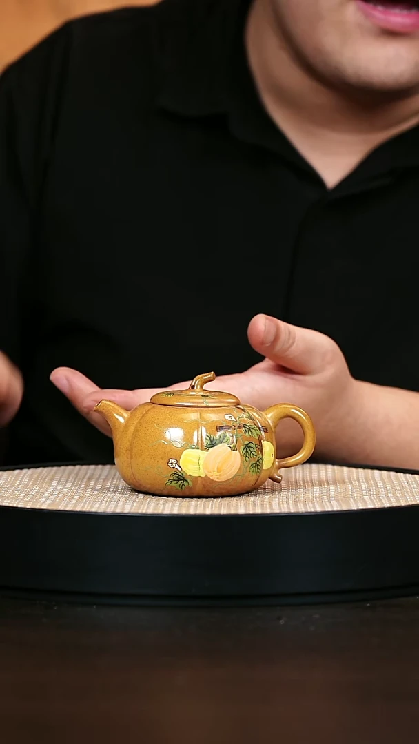 茶壶紫砂南瓜 柴烧